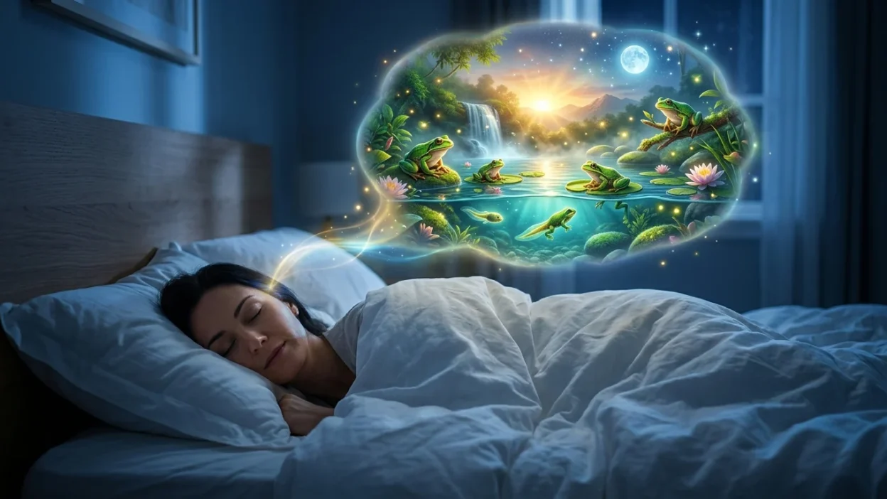 dream meaning frogs