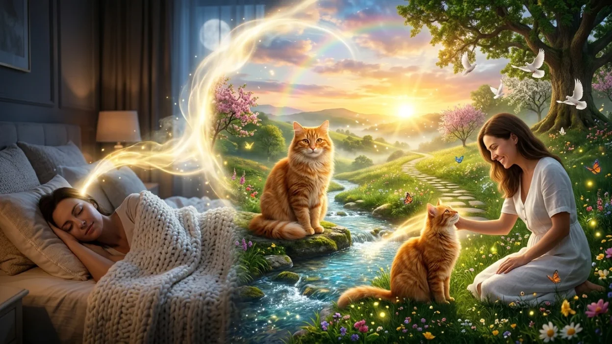 orange cat dream meaning