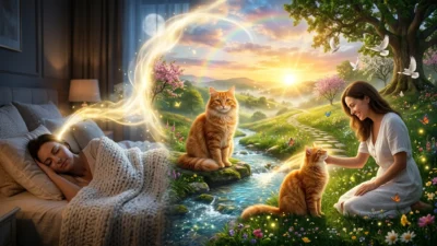 orange cat dream meaning