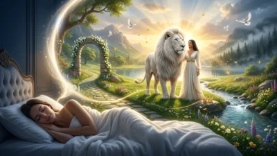 white lion dream meaning
