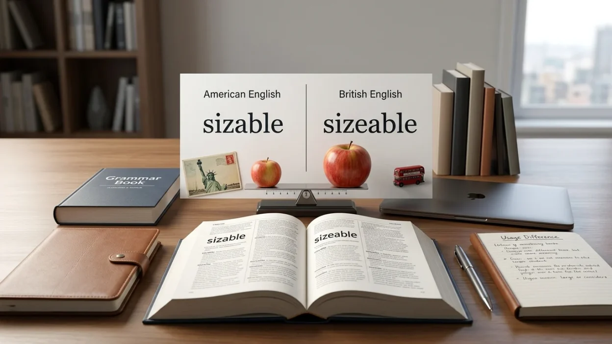 sizable or sizeable